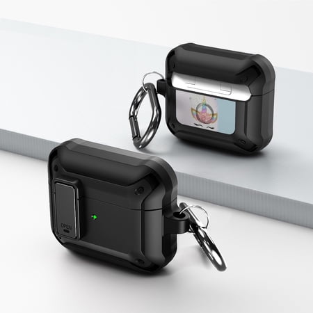 Duo Shield Secure Lock Designed For AirPods 3rd Gen With Hook  Black/Black price history on PriceWatchPro