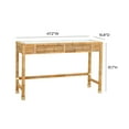 thumbnail image 4 of Amara Natural Rattan Desk, 4 of 7