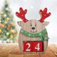 thumbnail image 5 of Calendario creativo Adornos Decorativos Hogar Calendario de Navidad tridimensional Decoración de Navidad Adornos de para escritorio Alce Sunnimix Calendario de madera, 5 of 7