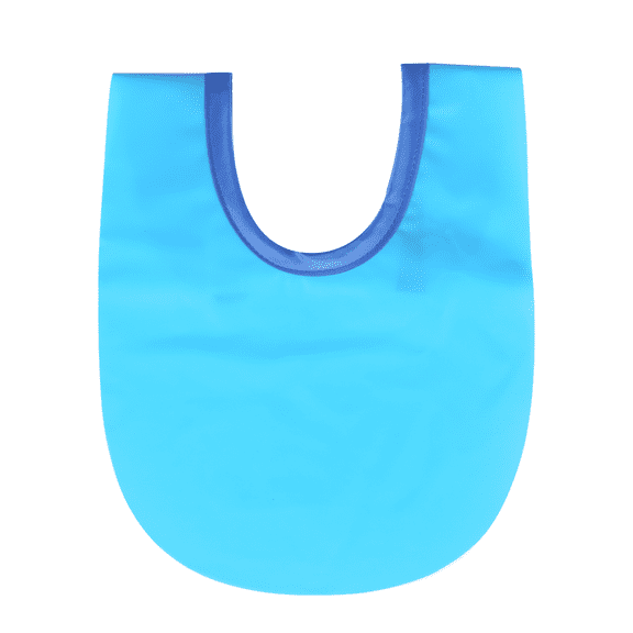 EHUSPU Tracheostomy Waterproof Shower Cover Neck Stoma Protector with Adjustable Strap for Bathing & Hair Washing(Blue-1pc)