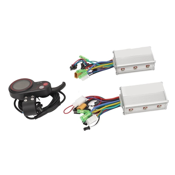 Controlador de Cepillado de Bicicleta Eléctrica, Controlador de motor Sin Escobillas Buena Disipación de Calor 24V 36V 48V Monitoreo Fácil para Scooter Eléctrico