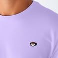 thumbnail image 5 of Dalix Lil Coffee Embroidered Cotton Tee Lightweight Jersey Mens in Lavender XL X-Large, 5 of 5