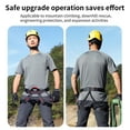 thumbnail image 5 of Half Body Harness Strap Climbing Harness Rock Waist Support Outdoor Rock Belt Climbing Safety Belt Rock Climbing Harness, 5 of 17