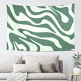 thumbnail image 6 of Pratyus Zebra Print Wavy Design Tapestry Wall Hanging 100% Polyester for Living Room Bedroom Dorm Decoration 60x40in, 6 of 7