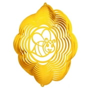 SWEN Products BUMBLE BEE INSECT Swirly Metal Wind Spinner