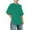 Green, variant on Boys Girls T-Shirts Cotton Acid Washed Oversized Tee Shirts Kids Loose Short Sleeve Summer Basic T Shirt Tops,Color:Green,11-12 Years
