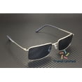 thumbnail image 3 of ARMANI EXCHANGE AX2044S 602080 Matte Silver Dark Blue 58 mm Men's Sunglasses, 3 of 6