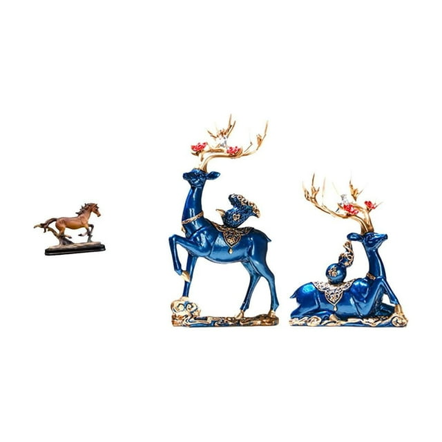 Figura de caballo en miniatura, escultura de resina, adorno, estatua, pieza de colección. Ideal para regalar, decorar el hogar o la oficina.
