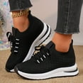 thumbnail image 3 of Womens Running Walking Shoes Comfort Knit Autumn Fall Athletic Sport Gym Fitness Workout Fashion Sneakers, 3 of 6
