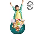 thumbnail image 3 of Fruits Storage Toy Bag Chair, Colorful Cherries on a Pale Petrol Blue Background, Stuffed Animal Organizer Washable Bag, Small Size, Teal Multicolor, by Ambesonne, 3 of 3