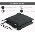 thumbnail image 3 of Vargottam Set of 2 Comfortable Chair Pads Seat Cushion with Full-Length Ties for Non-Slip Support Polyester Filling for Dining | Office | Kitchen Reduces Pressure & Washable, 3 of 9