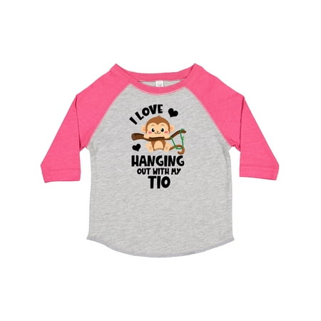 

Inktastic Monkey I Love Hanging out with My Tio Gift Toddler Boy or Toddler Girl T-Shirt