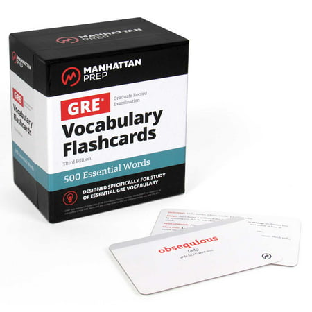 500 Essential Words: GRE Vocabulary Flashcards (Best Way To Learn Gre Words)