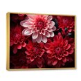 thumbnail image 2 of Designart "Enchanting Black Mums" Floral Floater Framed Canvas Print, 2 of 7