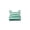 Green white, variant on Cute Devil Horns Striped Knit Hat for Women,perfect for street style