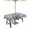 Light Beige Gray Blue Dark Blue, variant on Fsddascl Blue Christmas Snowman Outdoor Tablecloth - 54x54 Inch Square Dining Table Cover, Winter Snowflake Xmas Plaid Waterproof Outdoor Table Cloth with Umbrella Hole & Zipper for Picnic/Patio
