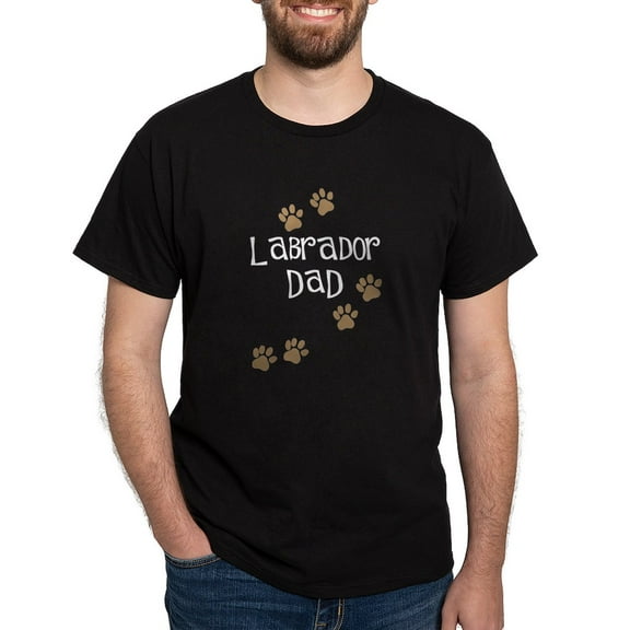 CafePress - Labrador Dad Dark T Shirt - Men's Classic Graphic Cotton T-Shirt