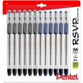 thumbnail image 1 of Bolígrafos Pentel RSVP Punta Media 1.0 mm Paquete de 12, 1 of 9