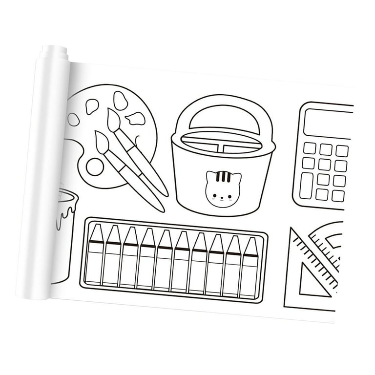 Art Supplies Coloring Page