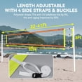 thumbnail image 2 of Red de voleibol Olybeaka Professional anti-UV con cable de acero, 2 of 7