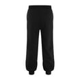 thumbnail image 5 of oqasdz Boys Sweatpants with Contrast Stripes Elastic Tapered Joggers Pants for Kids Athletic Casual Relaxed Fit Outdoor Daily Wear Size 5 Y-6 Y, 5 of 7