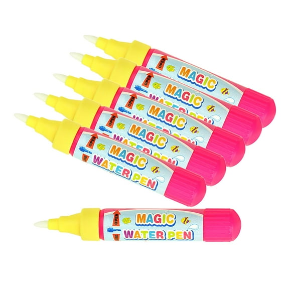 6 rotuladores Gloria rotuladores de agua de repuesto para juguetes de educación temprana Rosado