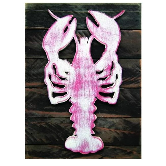 Designocracy 98538-18 Lobster Art on Board Wall Decor