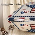 thumbnail image 4 of Dashan 4th of July Pillow Cover 16x16 Set of 4,Independence Day Red Blue Stars Cushion Cases for Couch Sofa Bed Home Decor, 4 of 6