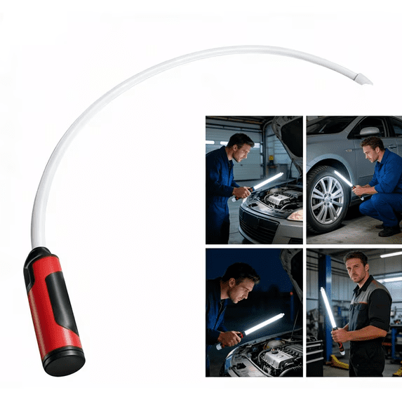 2026 New Flexible LED Flashlight Stick-High Lumen Brightness, 29" Bendable Rechargeable Work Light for Garage, Inspections & Hard-to-Reach Areas,A,1PCS