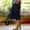 c01Blue, variant on Women's Casual Summer Bermuda Shorts Side Split Button Solid Color Lightweight Knee Length Long Shorts with Pockets Black L