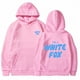 thumbnail image 1 of 2024 nuevo WHITEFOX letras delanteras y traseras estilo europeo y americano Sudadera con capucha serie invierno polar suelto, 1 of 5