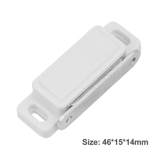 2 uds. De plástico para puerta de armario, cierre magnético, tapón (blanco) Hugtrwg Libre de BPA