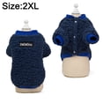 thumbnail image 2 of Pet thickened two leg flannel dog fashion sweater dog cat clothes, 2 of 7