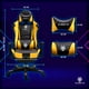 thumbnail image 2 of Silla Gamer Reclinable Ergonomica Ajustable Con Reposa Pies Amarilla Pc Gaming NIAN NIAN Silla gamer/Silla gamer economica/Silla gamer barata gaming, 2 of 8