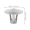 thumbnail image 2 of OUNONA Custom Chimney Cap Stainless Steel Round For UV Protection 1Set, 2 of 8
