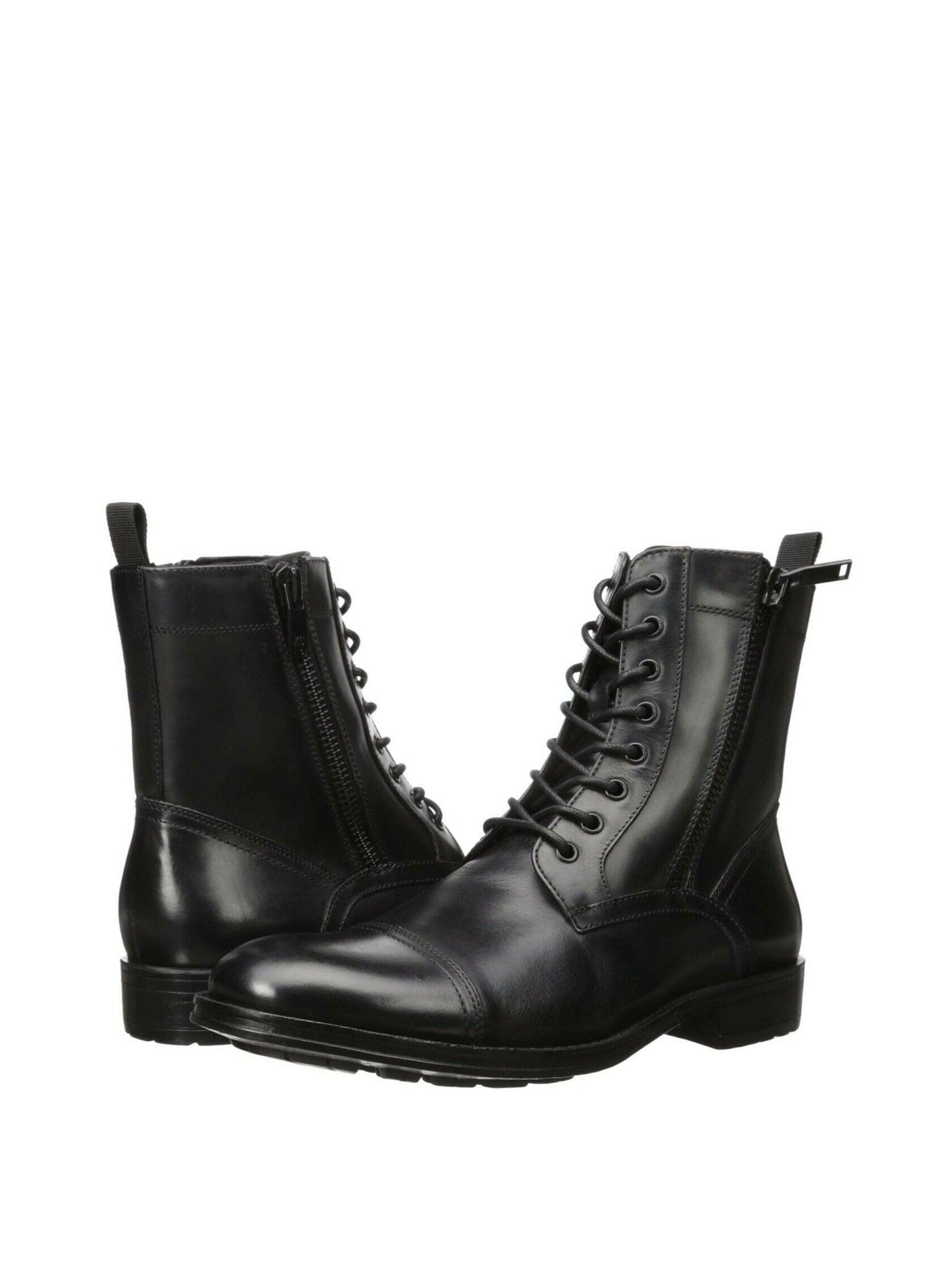 lace up cap toe boots