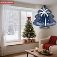 thumbnail image 4 of Stylish Metal Hanging Christmas Tree & Palm Tree Wind Spinner - Festive Garden Decor for Yard with Snowy Landscape Design, 4 of 7