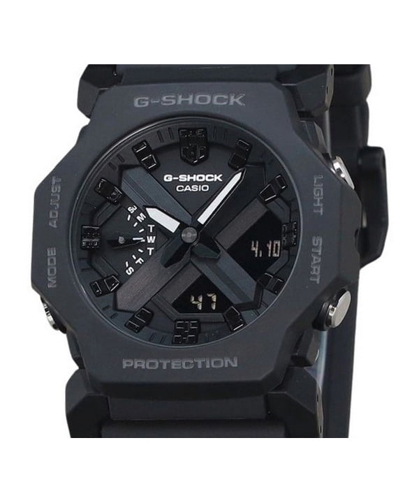 Casio G-Shock Analog Digital Black Resin Black Dial Quartz GA-2300-1A 200M Men's Watch