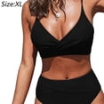thumbnail image 2 of Traje de baño dividido para mujer, traje de baño bikini retro, traje de baño bikini de verano, 2 of 6