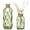 Green, variant on Deep Sea Blue Glass Vase Set, 2 Pack Boho Nautical Floral Arrangement Decor