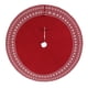thumbnail image 1 of Falda redonda para árbol de Navidad, adornos decorativos, base de alfombra de 48 pulgadas Rojo, 1 of 7