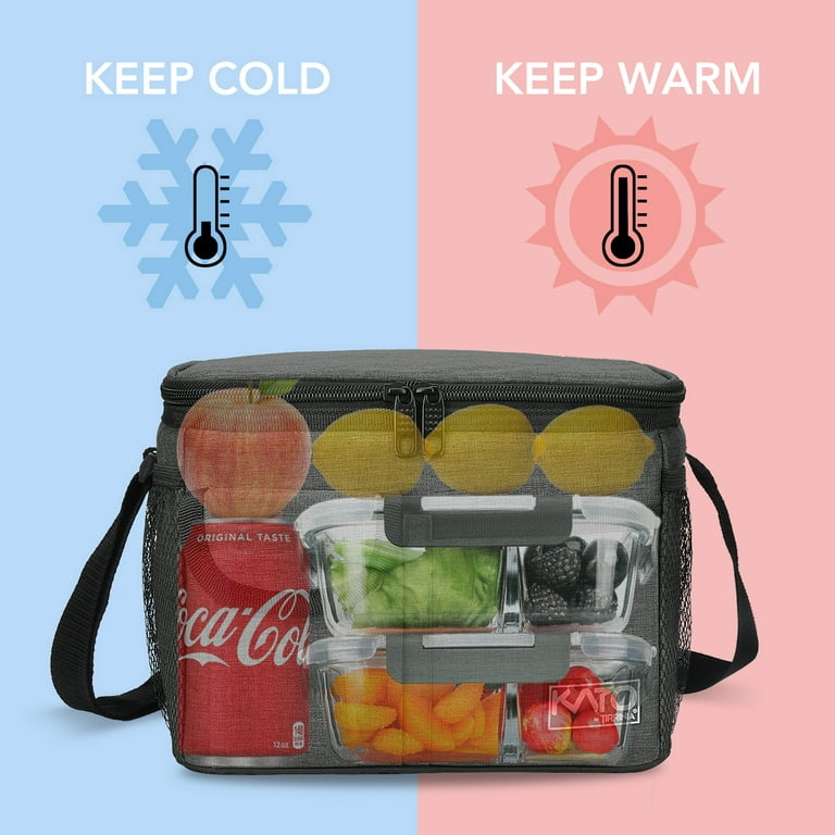 Tirrinia Small Portable Reusable Thermal Insulated Lunch Bag to Keep Your Snacks,Drinks and Meals at A Consistent Temperature for Adult Kids, Space