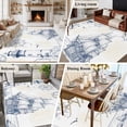 thumbnail image 5 of Rectangle Rug 8x10Ft Summer Coastal Retro Lighthouse Soft Indoor Throw Rugs Carpets for Living Dining Bedroom Kids Room Non-Slip Playroom Crawl Rug Floor Mats Sailboat Compass Anchor, 5 of 9