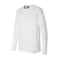 thumbnail image 2 of Bella + Canvas - White Unisex Cotton Basic Tee - Comfortable Daily Womens Long Sleeve Top - Long Sleeve T Shirt for Men, 2 of 5
