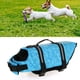 thumbnail image 5 of Chaleco salvavidas para perros con patrón de hueso azul, chaleco reflectante de flotación para perros y mascotas, para navegar, nadar, talla M, 5 of 10