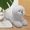 thumbnail image 4 of Realistic Dog Plush Toy Interactive Companion Decor Realistic Lifelike Interactive Companion for Toddler Lying, 4 of 9