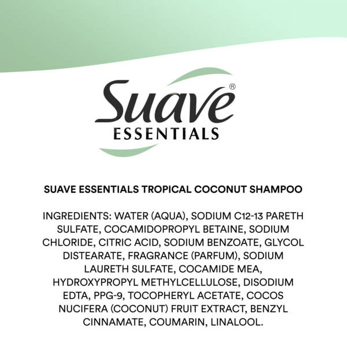 Suave Essentials Moisturizing Nourishing Daily Shampoo with Aloe & Vitamin E, 30 fl oz - image 4 of 13