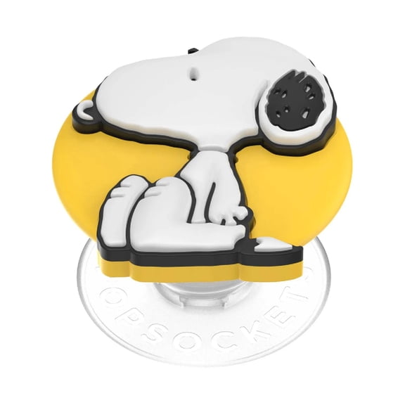 PopSockets Phone Grip for MagSafe, Magnetic Holder, Phone Stand, Peanuts - Sitting Snoopy