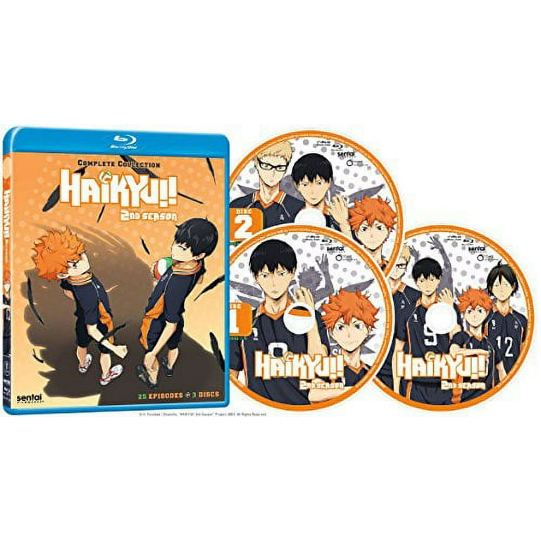 Haikyu Haikyuu Complete Season 2 Limited Premium Blu-ray DVD Box Set Anime