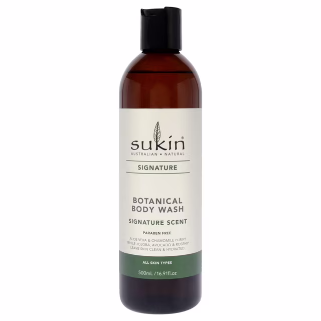Sukin Signature, Botanical Body Wash, 16.9 fl oz (500 ml)